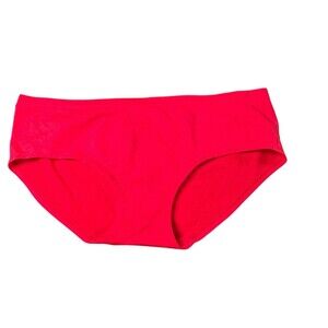 Victorias Secret PINK SEAMLESS HIPSTER Red Fireworks Size Small